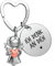 FABACH Liebe Schlüsselanhänger Schutzengel Glücksbringer mit Herz und Gravur - Ich liebe dich - Partner - Freundin Geschenk Liebe - Engel Liebesgeschenke