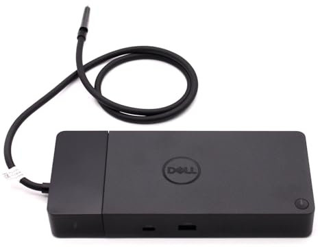 OEM For Dell WD22TB4 Thunderbolt Dock – 130W, Dual 4K, USB-C, HDMI, for Dell Latitude 5401, 5350 2-in-1, 5410, 5411 P, 5420, 5421, 5430, 5430 Chromebook, 5430 Rugged, 5431, 5440 with 180W Adapter Cord