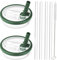2 Pack 40 oz Tumbler Flip Straw Lid Replacement fit for Stanley Quencher, Spill Proof Splash Resistant Tumbler Lids, Reusable Tumbler Cover (Army Green, 40oz)