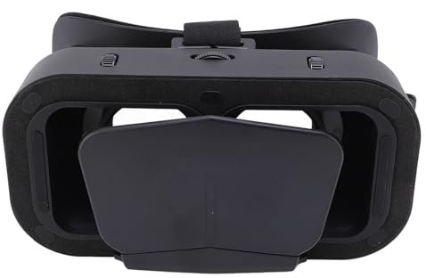 VR-Headset für Telefon, Virtual-Reality-VR-Brille für 3,5 Bis 7,2 Zoll Große Telefone, VR-Brille 58,5 Bis 70,5 Einstellbarer Augenabstand