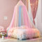 Forhome Betthimmel Mädchen,Regenbogen Betthimmel,(60 * 250 * 1250),Hängendes Mückennetz Bett für Kinderzimmer Zimmerdekoration,Fliegennetz Moskitonetze Für Reise Und zu Hause Indoor Outdoor