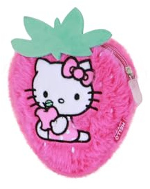 Hello Kitty Strawberry-Soft Münzbörse, Rosa