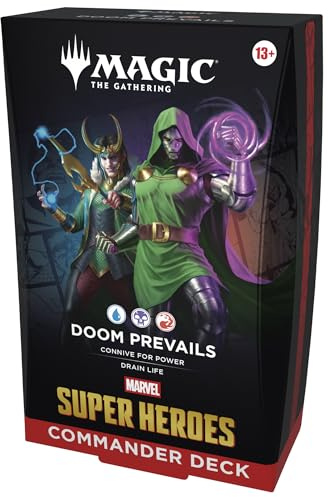 Magic: The Gathering | Marvel Super Heroes Commander-Deck – Doom obsiegt (Englische Version)