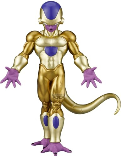 Banpresto Golden Frieza Dragon Ball Super - Solid Edge Works 17 cm - PZ71720P Mehrfarbig - Sammelfigur, ideal für Anime-Fans