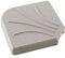 Dalle 25 kg pour pied de parasol en croix Hespéride taupe