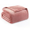 Exclusivo Mezcla Fleece Blanket King Size for Bed, Super Soft and Warm, All Season Use, Cozy, Plush, Lightweight, 230x265 CM, Dusty Pink