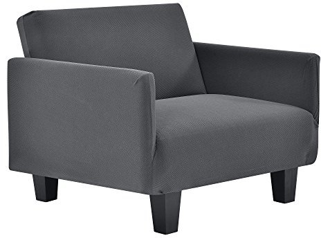Neuhaus 1-Sitzer Sesselbezug Dunkelgrau für Breite 70-120cm Sesselhusse Sesselüberzug Schonbezug