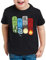 style3 Anime Cosplay Family T-Shirt für Kinder Anime Cosplay Mononoke Schloss Chihiro Film, Farbe:Schwarz, Größe:164