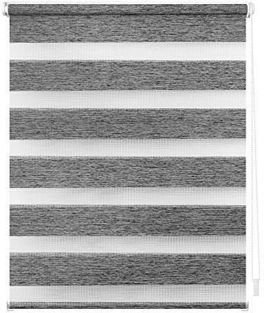 Lichtblick Doppelrollo Blickdicht ohne Bohren 45 cm x 150 cm (B x L) | Duo Rollo, Rollos für Fenster, Doppelrollo Klemmfix ohne Bohren, Go-Green, Global Recyceld Standard, Sichtschutz