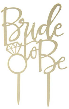 niumanery Sweet Bride To be Cake Topper Cupcake Wedding Engagement Bridal Party Decoration