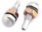 HNGEO Buse d'essuie-Glace 2pcs Voiture Pare-Brise Avant Vaporiser Yeux sur Le Devant Capot Bonnet Fan-Forme Automatique de Nettoyage d'essuie-Glace Injecteurs Facile à Installer (Color : Silver)