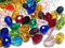 Lot de 50 perles en verre tchèque, multicolores, 8 x 6 mm, forme de goutte, perles de bijoux en cristal