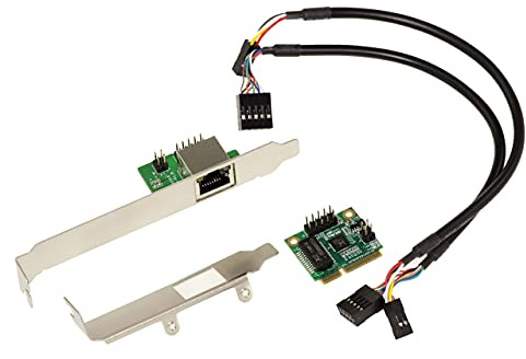 KALEA-INFORMATIQUE Mini PCI Express Netzwerk-Controller-Karte 1 Port LAN 2.5 GIGABIT Ethernet mit Realtek RTL8125 Chipsatz