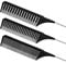 3Pcs Highlighting Combs Set Different Sizes Weaving Hair Combs Professional Rat Tail Combs Teasing Combs for Women Men Hair Styling Hair Salon