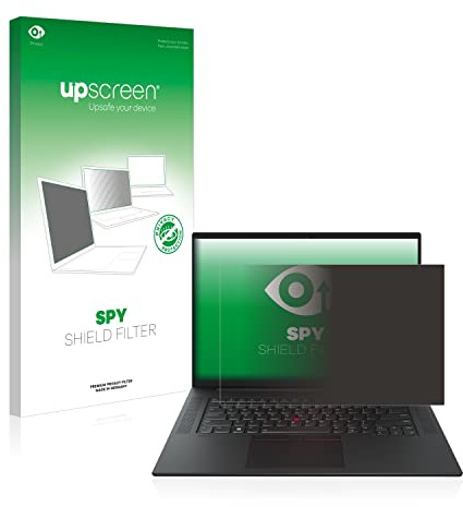 upscreen Blickschutzfilter für Lenovo ThinkPad P1 Gen 5 16 | Anti-Spy Displayschutz Made in Germany Privacy Filter Blickschutzfolie Blaulichtfilter Sichtschutz-Folie