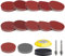 Dischi Abrasivi 75mm Grana 80/100/120/180/240/320/400/600/800/1000/2000/3000 Carta Vetro Abrasiva 120Pz per Smerigliatrice Pneumatica Elettrico