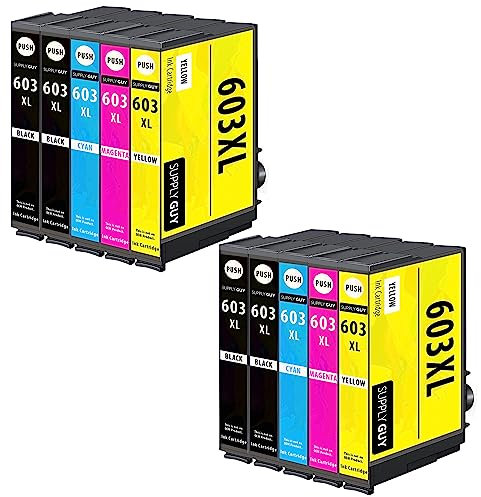 Supply Guy 603XL Druckerpatronen kompatibel mit Epson 603 603-XL Multipack passend für Expression Home XP-3100 XP-3105 XP-3150 XP-4100 XP-4150 XP-4155