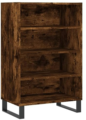 vidaXL Highboard Räuchereiche 57x35x90 cm Holzwerkstoff