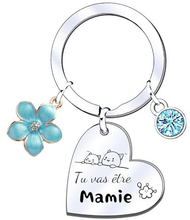 JRZDFXS cadeau mamie porte clef femme cadeau grand mere cadeau fete des grands meres cadeau anniversaire mamie cadeau pour mamie cadeau meilleure grand mere idee cadeau mamie cadeau (5)