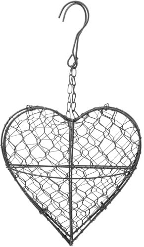 TOVINANNA Hängender Herz Pflanzer Dekorativer Blumenbehälter Für Luftpflanzen Doppelseitige Wandhalterung Für Kreative Pflanzenarrangements Wohnkultur