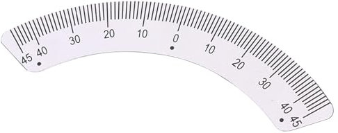 Generic 45 Grad Winkellineal Vielseitiger Winkelmesser für Kompakte Fräsmaschinen Aus Metall