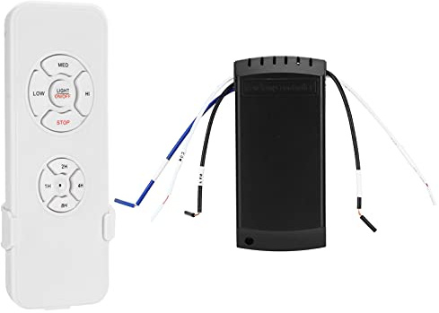 Kit de Control Inteligente para Lámpara de Ventilador de Techo con Receptor Inalámbrico y Control Remoto
