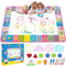 Water Doodle Mat Kids,Painting Writing Color Doodle Mat,Drawing Board Educational Toys Toddler Birthday Gift for Age 3+ Year Old Boys and Girls.