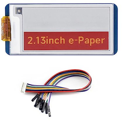 Kaohxzklcn Elektronischer Bildschirm HAT 2,13 Zoll 250 x 122 E-Paper-Modul 4 Farben ForRaspberryPi 4B 3B+ 3B Elektronischer Bildschirm 5,4 cm Elektronischer Bildschirm E-Ink Display HAT 250 x 122