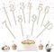 10 Stück Cake Topper Zahlen Holz 1-10, Geburtstag Wiederverwendbar Holzzahlen Kuchen Topper für Geburtstagsfeiern Jeden Alters