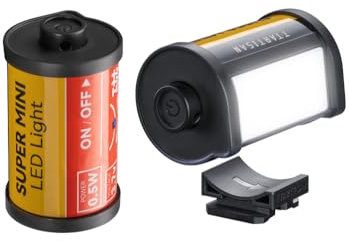 TTArtisan Super Mini Magnetic Rechargeable LED Light with Retro Styling & Cold Shoe Mount
