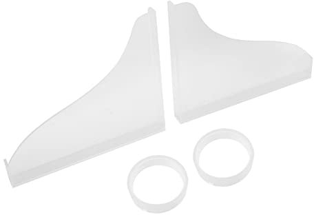 Anneome 2stücke Badewannenspritzschutz Aus Acryl Für Dusche Und Badewanne Spritzschutz Für Badezimmer Verhindert Spritzwasser Sicher Und Haltbar