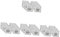 HOMSFOU 40 Stk Wandaufkleber für den einzug kitchen tiles tile DIY fliesenaufkleber fliesen wandtattoos deko entfernbarer Fliesenaufkleber abnehmbarer Fliesenaufkleber PVC