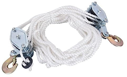 Sessleger Block and Tackle Seilrolle aus Metall für Tierzucht und Lagerhallen