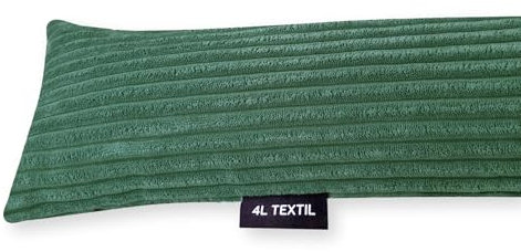 4L Textil Zugluftstopper beige Durchzugstopper Windstopper für Türen und Fenster Luftzugstopper für Tür Türschlange Türrolle 70 cm 80 cm 90 cm 100 cm 150 cm (Stripes 04, 80 cm)