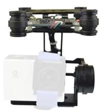 ZHUOHANG Upgraded 2 Axle Brushless Gimbal with 2206 160KV Motors BGC3.1 Controller Board for 3 Action Camera FPV RC Plane