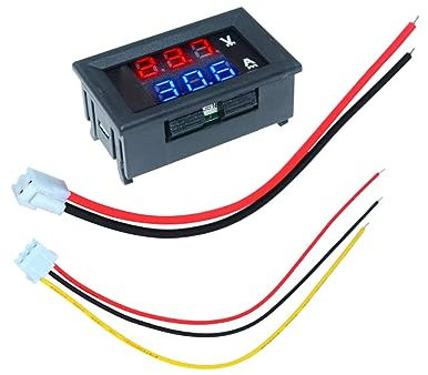 iplusmile Digitales Voltmeter Amperemeter 10A Duale Anzeige Spannungs- Und Strommesser Für Auto Elektrofahrzeuge Mit Präziser Messfunktion Und Kompensation