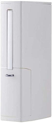 Toilet Brush & Waste Bin Set, 4-in-1 Bathroom Toilet Holder Brush with Bend Multifunctional Toilet Brush and Holder Set, for Bathroom - White