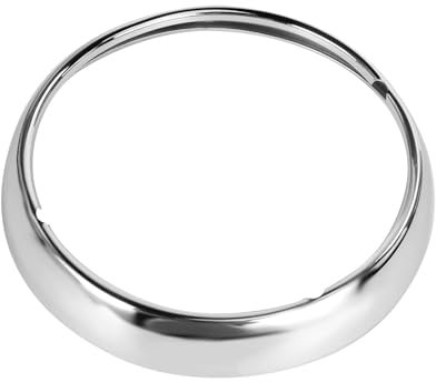 OAJABBGE Rostbeständige 7 Zoll Metall Scheinwerferlampen Scheinwerferringe Bedecken Die Dekoration Für Motorräder Einfach Zu Installation