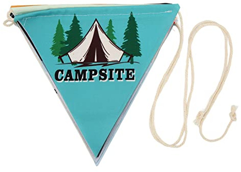 10pcs Pennant Banner Flags, 3 Meter Dreieck Banning Banner Karnevalsdekorationen Lieferungen Hängende Dekorationen für Karnevalsparty Outdoor