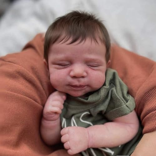 Zero pam Reborn Baby Dolls,Silicone Baby Doll,19inch Reborn Babys Dolls Silicone Full Body,Realistic Babys,Poseable Reborn Dolls,Life Like Babies Doll That Look Real,Reborns Newborn for Boys