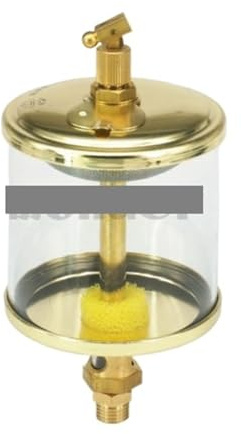 1/4 BSP Außengewinde x 3 Außendurchmesser Messing-Visier-Schwerkraft