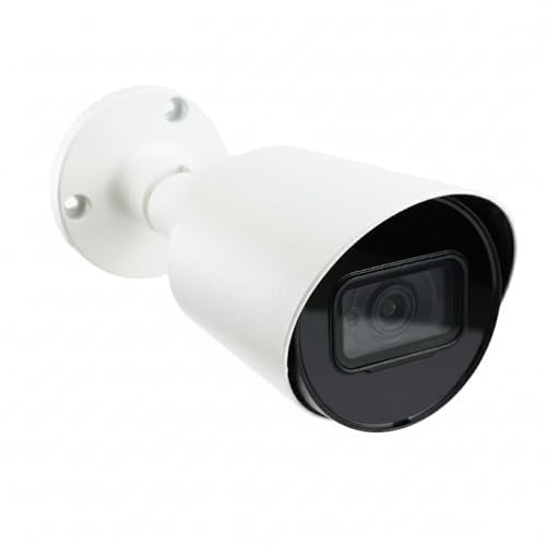 LOVETRENDS 5MP PoC Bullet CCTV Camera – 2.8mm Fixed Lens, Built-In Microphone, 30m IR Night Vision, 4-in-1 Output, IP67 Outdoor Security Camera - HFW1500TP-A-POC