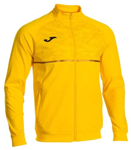 Joma Herren-Sportjacke mit langen Ärmeln, XS-3XL, atmungsaktiv, mit Seitentaschen, ideal zum Laufen und Trainieren, Record III