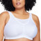 Glamorise Damen 1066 Sports Bra, Weiß, 95I EU