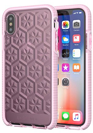 tech21 Evo Gem Protective Phone Case for iPhone X - Pink