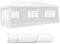 COSTWAY Tente de Jardin Tonnelles Pavillon de Jardin 3 x 6 M, avec 4 Parois Amovibles, Piquets de Terre, Sac de Transport et Fenêtre sur Côté (Blanc)