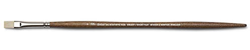 Winsor & Newton Artists Pinceau Synthetique Huile Plat Court Taille 4