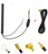 Vecys DAB DAB + Car Antenna DAB Patch Antenna SMB Adapter Glass Mount Antenna RG174 Cable 3M 9.8ft Compatible with Dab Car Radio