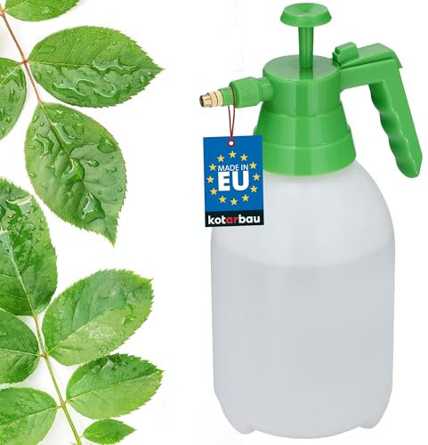 KOTARBAU® Drucksprüher Füllinhalt Zerstäuber mit Verstellbarer Düse zum Besprühen von Pflanzen 2 L