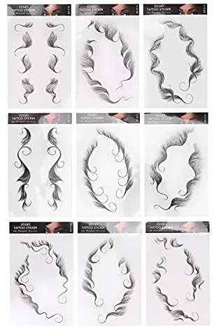 Haaransatz-Aufkleber, Dauerhaftes Make-Up-Tool Haar-Tattoo-Aufkleber Realistische Haar-Rand-Tattoo-Aufkleber Temporäre Haar-Tattoo-Aufkleber Für Lockiges Haar Diy Für Frauen